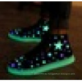 USB-Ladelicht Blinkende LED leuchtet Schuhe Performance Bar Street Schuhe Abendschuhe